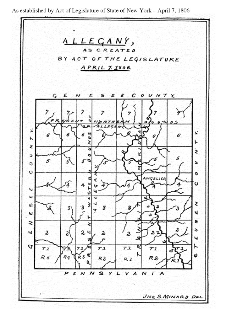 Allegany County in Maps A Timeline Through the Years